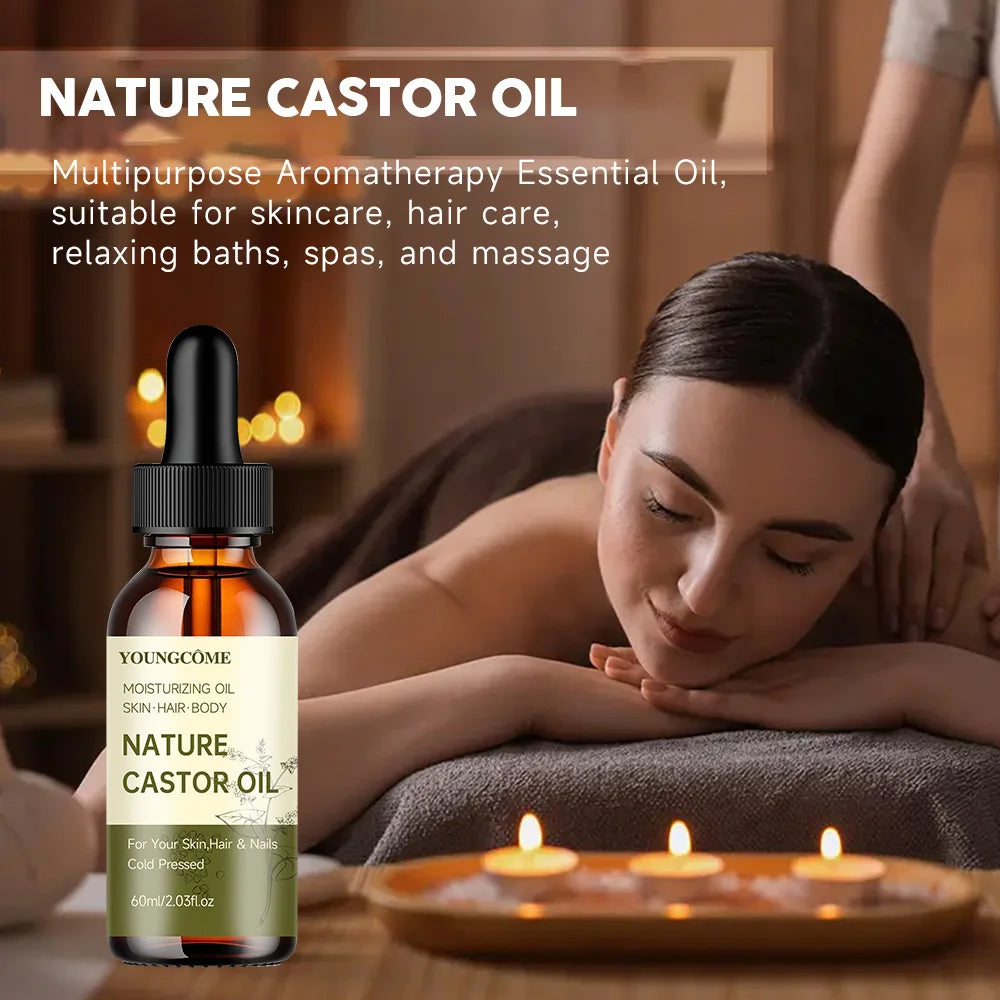 Organic Black Castor Oil – Hair, Skin & Body Moisturizer Castor Hair & Body Oil Oasis Select
