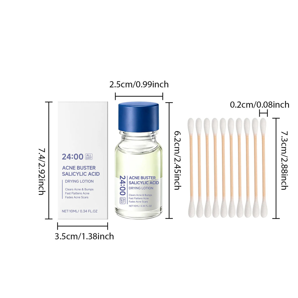 Salicylic Acid Acne Buster Remover Blackhead Oil Control Tenderizing Delicate Pores Pimple Spot Remover Facial Skin Care Essence Oasis Select