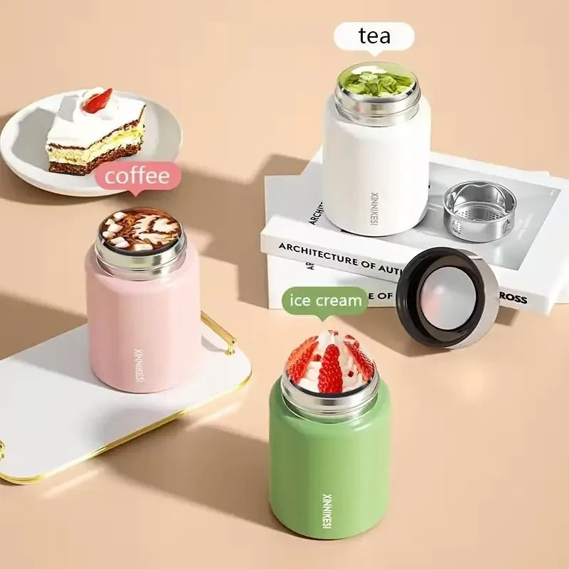 230ml Mini Stainless Steel 316 Thermos Mug Fashion Portable Pocket Vacuum Flask Coffee Tea Thermal Water Bottle Tumbler Oasis Select