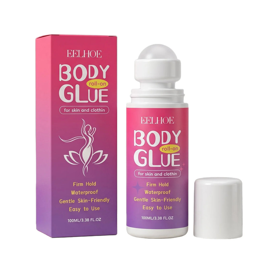 Roller Ball Body Glue – Moisturizing & Non-Sticky | 100ml Body Adhesive Cream Oasis Select 1pc