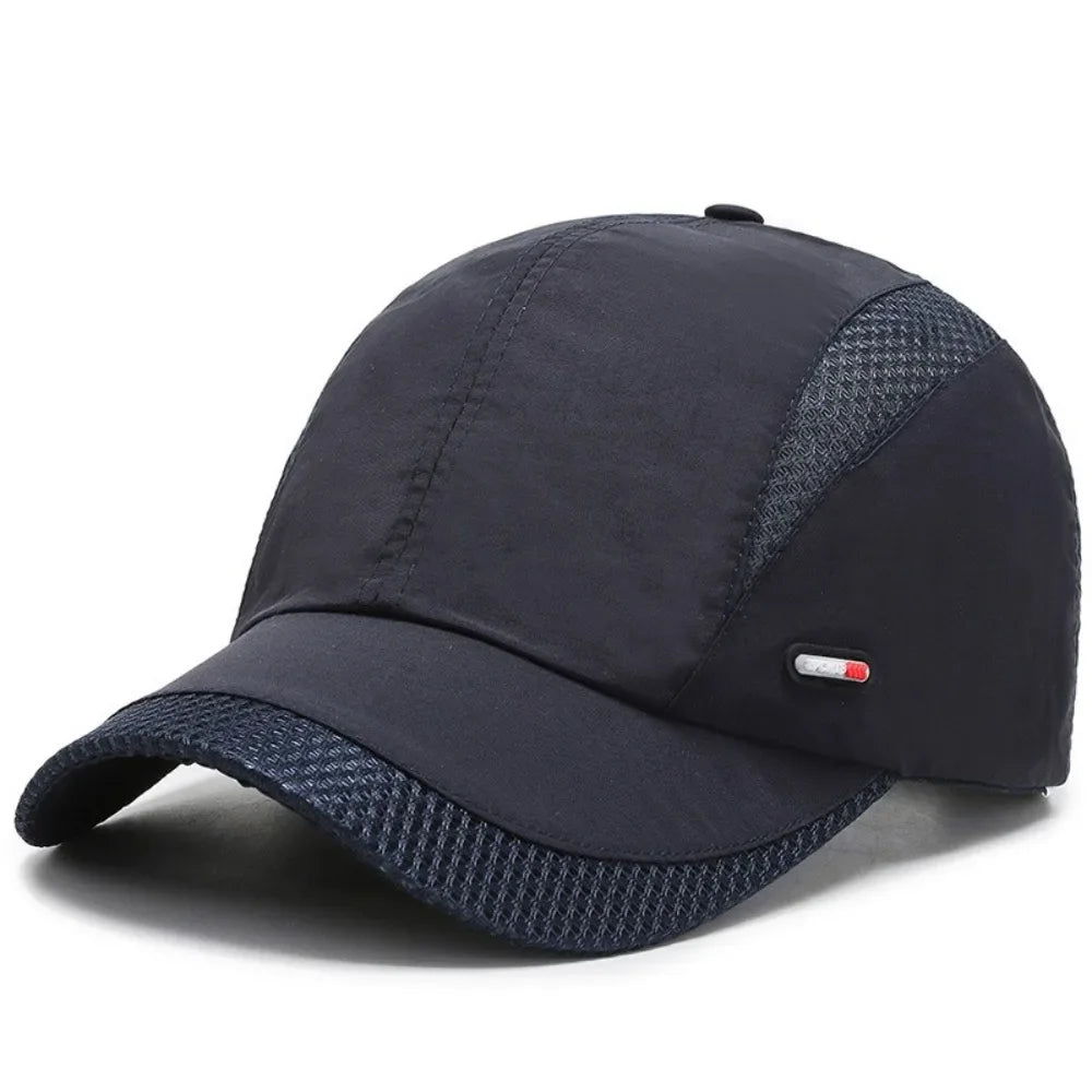 Casual Adjustable Baseball Cap Moisture-Wicking Unisex Quick-Dry Hat Sun Hat Oasis Select Navy Blue