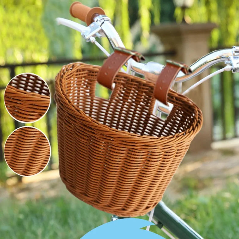 Eco-friendly Woven Rattan Baskets - Fit Scooters Baby Walkers Children's Bikes & Electric Vehicles Multiple Sizes Rattan Basket Oasis Select