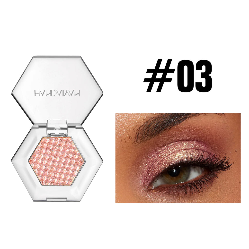 Handaiyan Holographic Glitter Eyeshadow – Chameleon Shimmer Palette