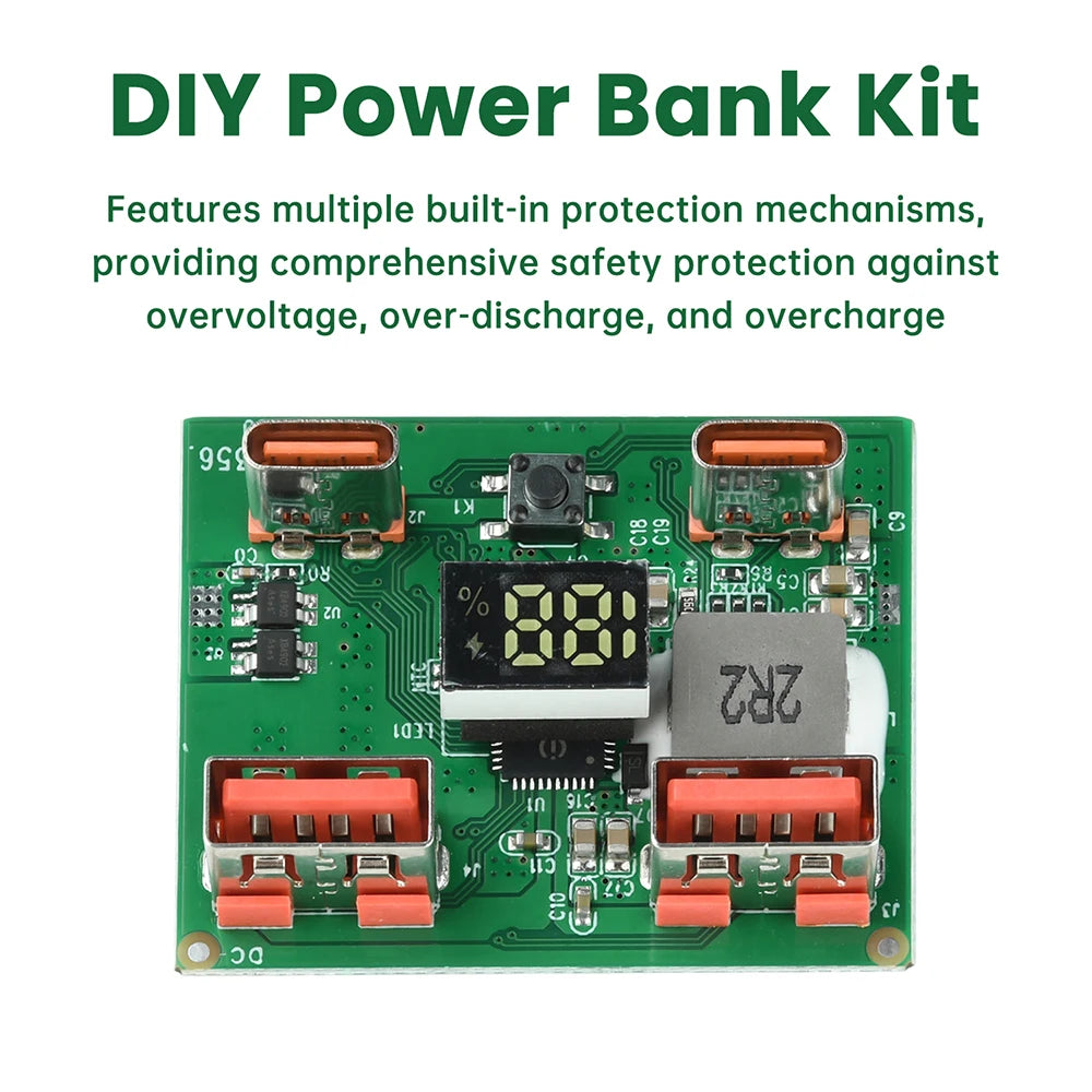 22.5W IP5356 Fast Charging Module DIY Mobile Power Control Motherboard Multiple Protocols Type-C USB Interface Oasis Select