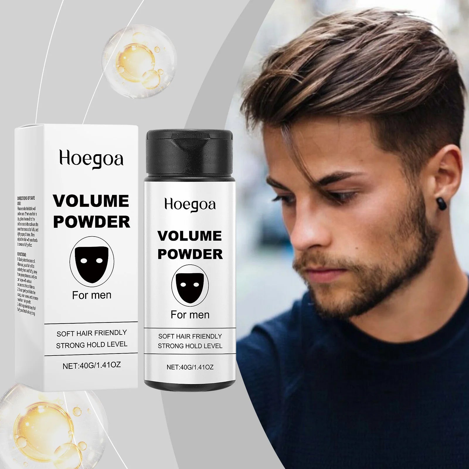 Volumizing Hair Powder Man Refreshing Oil Control Long-Lasting Hair Texturizer For Capturing Hairstyles Fluffy Texture Powder Oasis Select