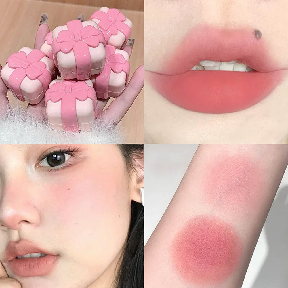 2-in-1 Lipstick Blush Stick Eyes Cheek Lip Tint Buildable Waterproof Lightweight Cream Multi-use Lip Plumper Makeup Gift Oasis Select 01