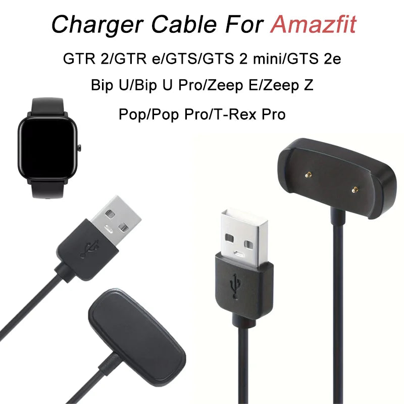Magnetic Charger Cable for Amazfit Bip 3, GTS 4 Mini & GTR 2 Smartwatch Charger Cable Oasis Select