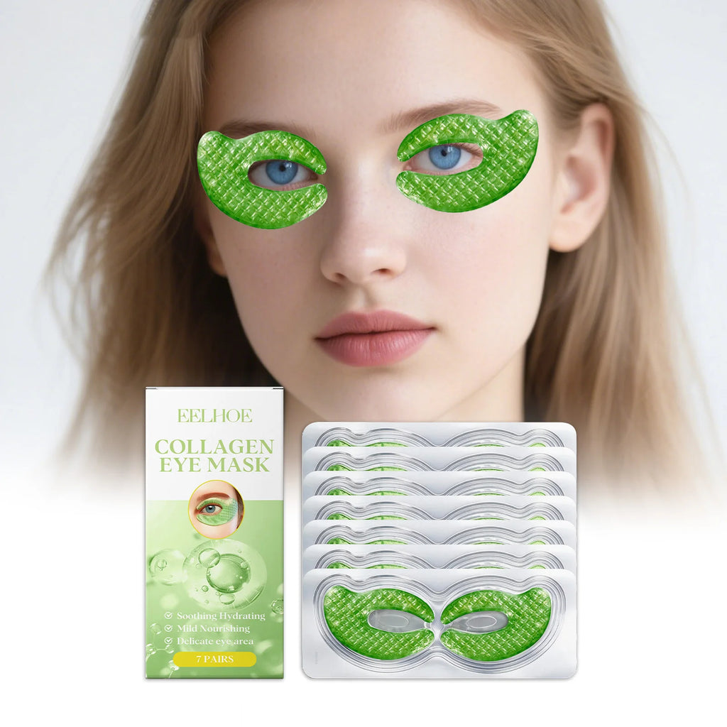 Collagen Eye Mask Patches Moisturizing Firming Anti Dark Circles Remove Eye Bags Eyes Care Gel Masks Pads Eyes Skin Care Oasis Select