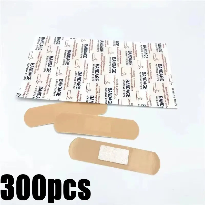100/200/300Pcs Band-Aid Breathable Adhesive First Aids Medical Bandages Patch Cushion Wound Hemostasis Stickers Oasis Select 300pcs