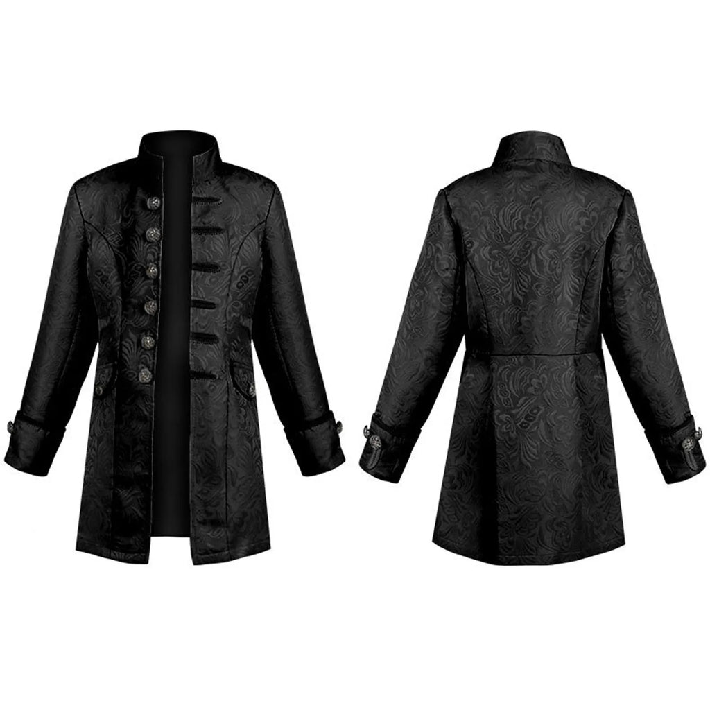 Boys Gothic Victorian Steampunk Tailcoat Cosplay Costume Jacket Boys Costume Jacket Oasis Select Black 145