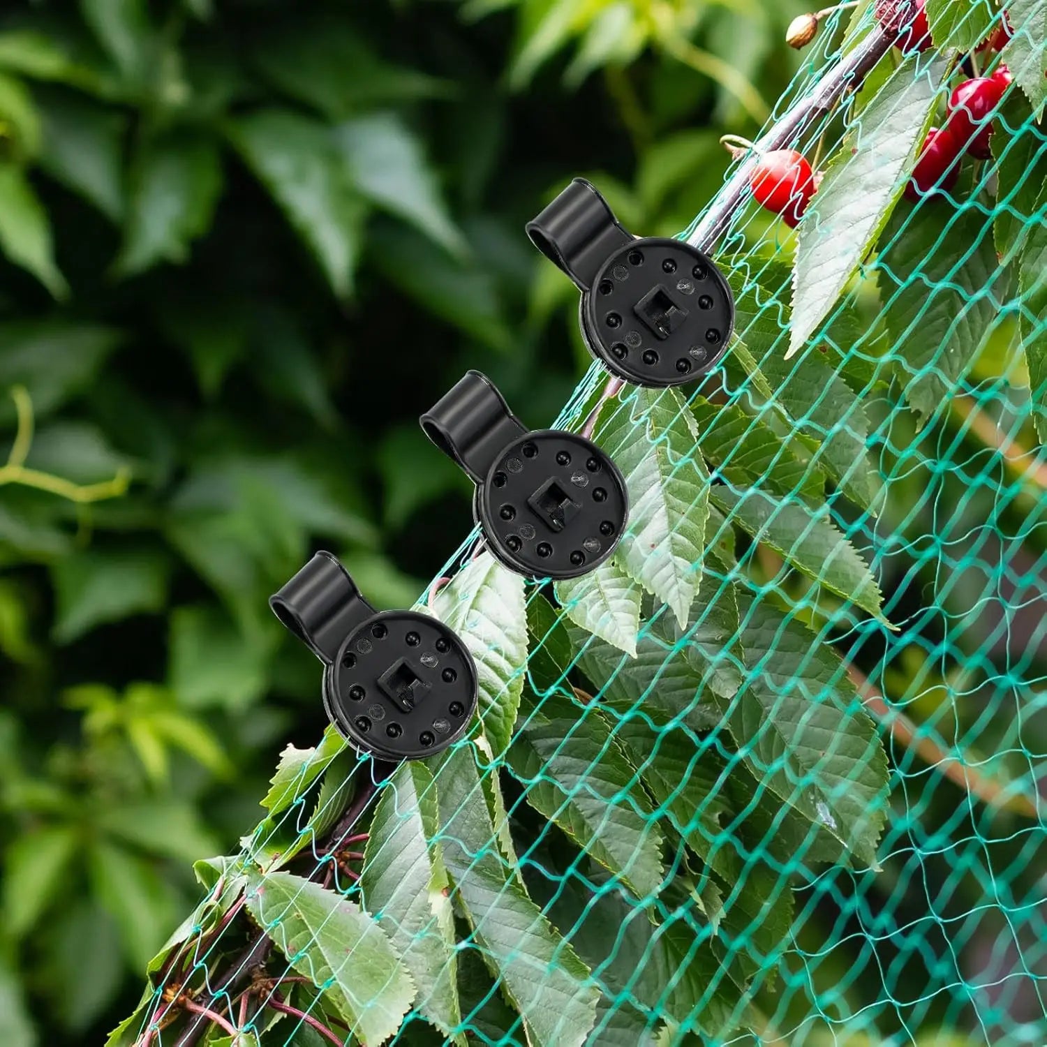 40/60 PCS Black Round Shade Cloth Clips Heavy Duty Plastic Fasteners for Sunshade Net Bird Netting Fabric Connectors Oasis Select