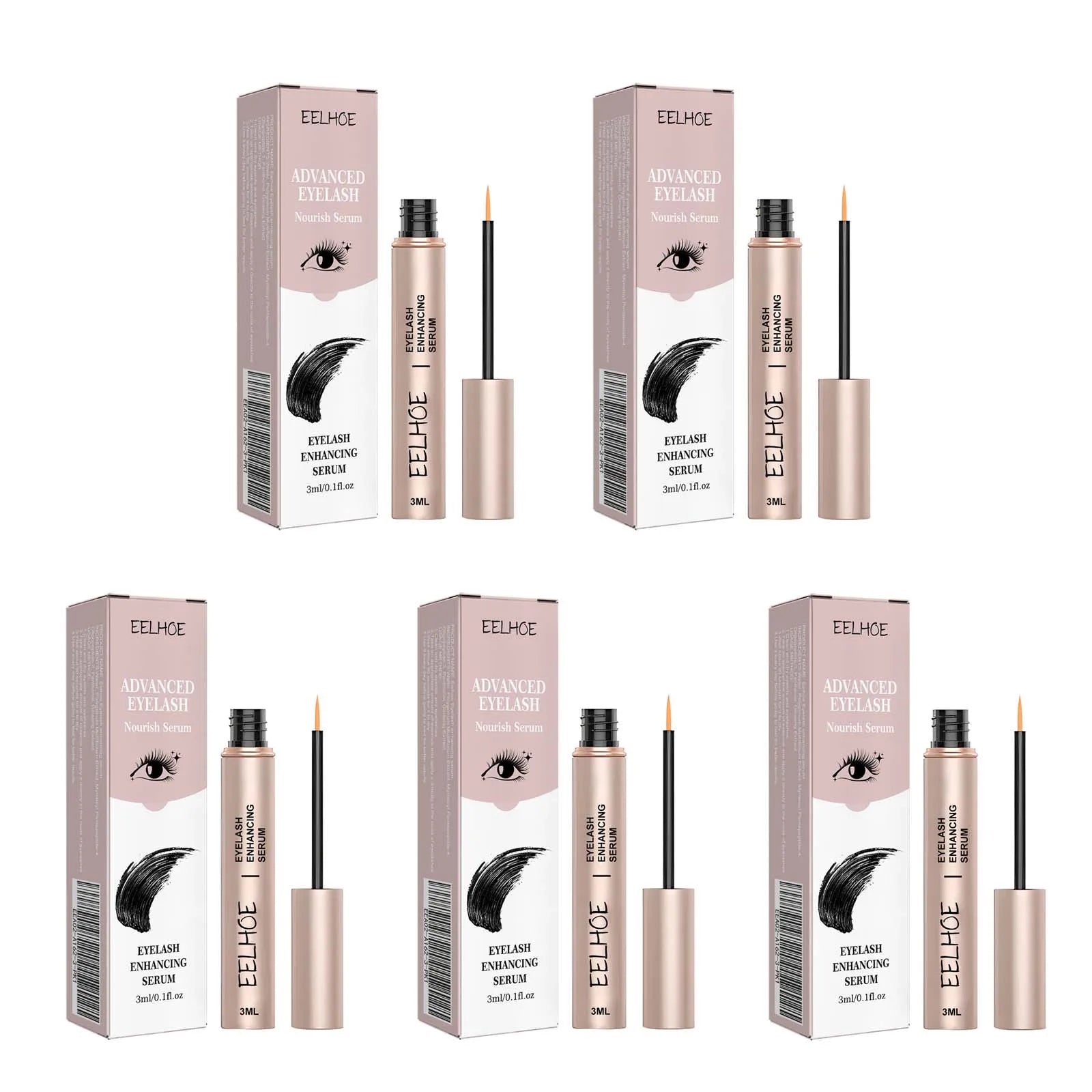 Eyelash Enhancer Serum Lifting Eyelashes Mascara Fuller Thicker Natural Lashes Longer Lengthening Nourishing Eyebrow Essence Oasis Select 5pcs 3ml boxed