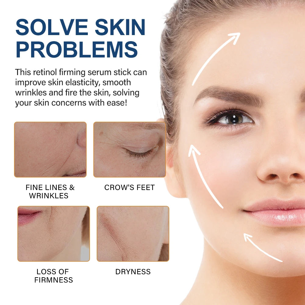 Retinol Eye Lifting Firming Cream Stick Dark Circles Firming Skin Instant Eye Repair Serum Stick For Women Eyes Care Product Oasis Select