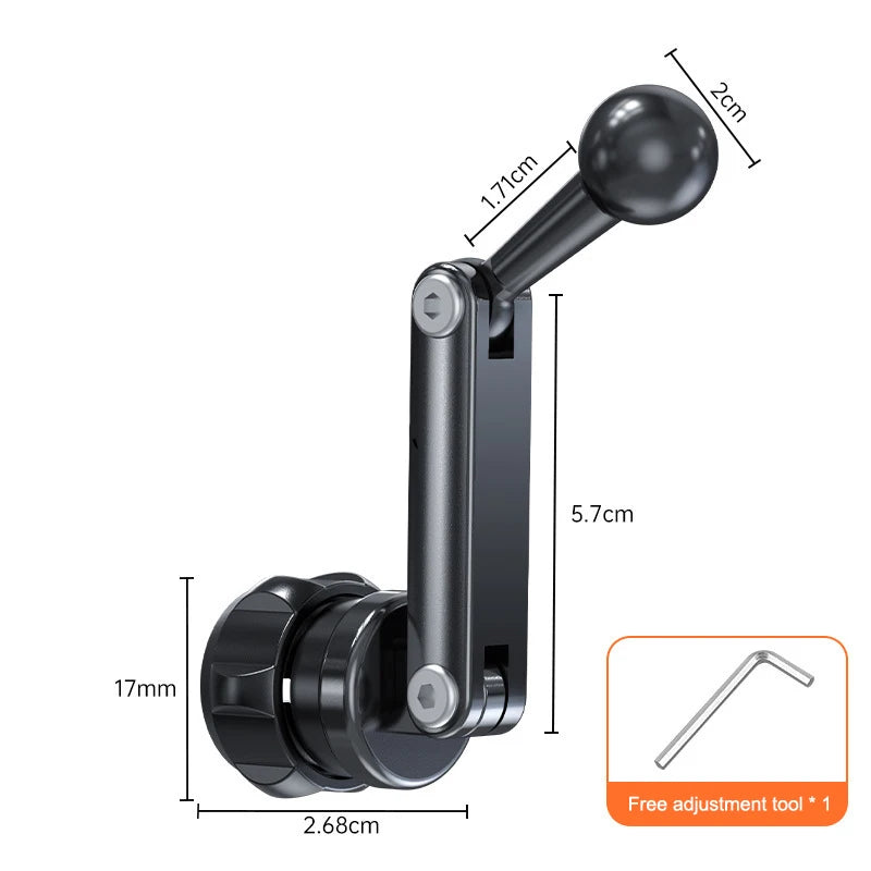 17mm Extension Arm Adapter; Female to Male; Suitable for Car Phone Cradles & GPS Mount. Oasis Select A2