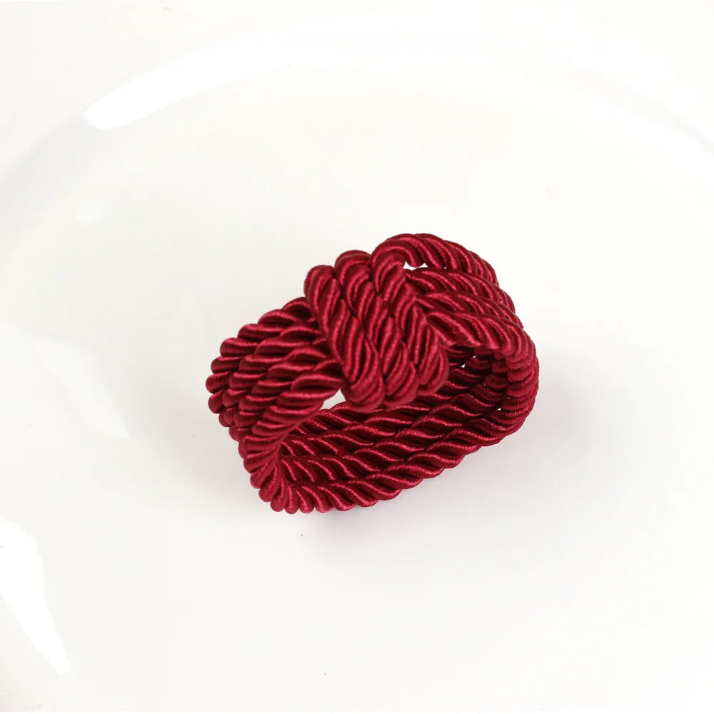 Woven Rope Napkin Rings – Wedding, Holiday & Home Decor