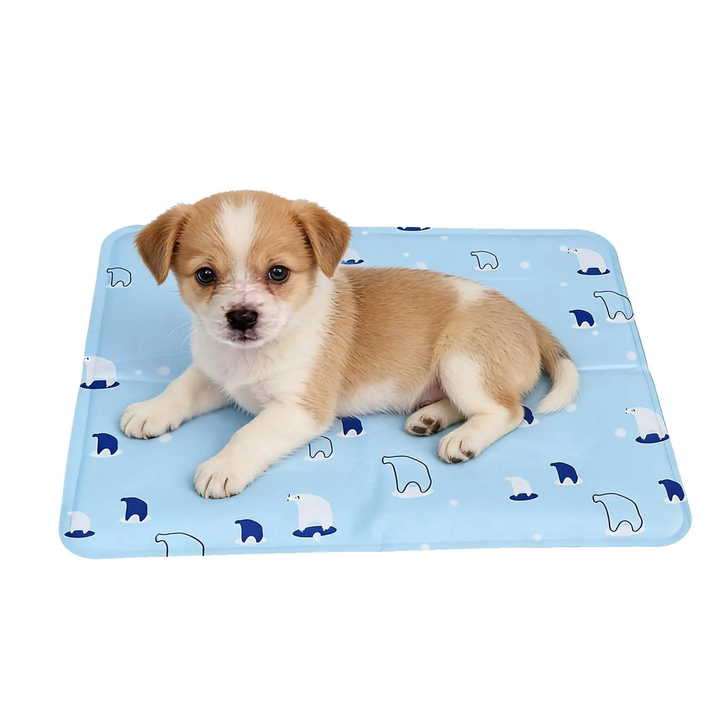 Cooling Pet Mat Breathable Washable Summer Pad Dog Cat Self Cool Blanket for Kennel Crate and Bed Sleeping Dog Cooling Pad Oasis Select