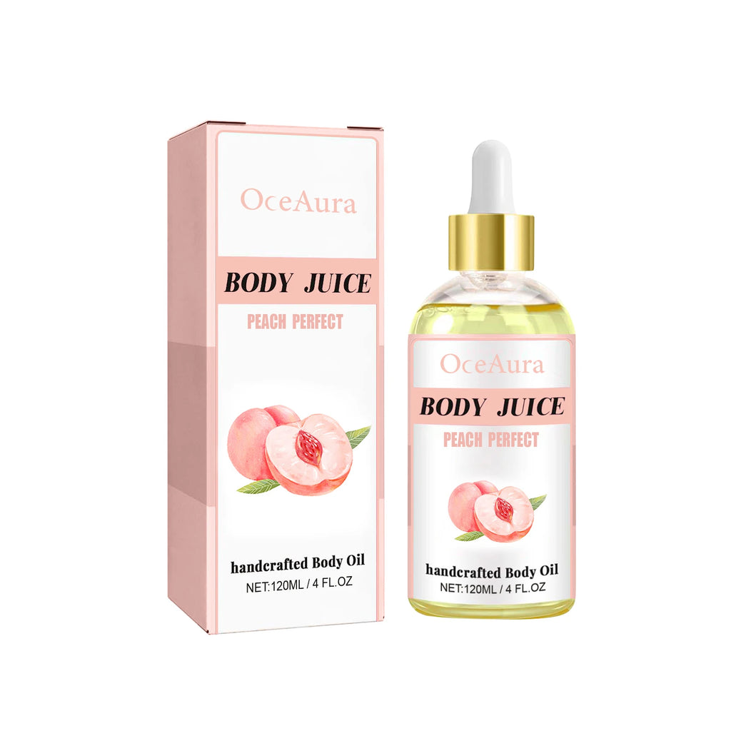 OceAura Sweet Fragrance Body Oil – Moisturizing & Nourishing Moisturizing Body Oil Oasis Select Peach