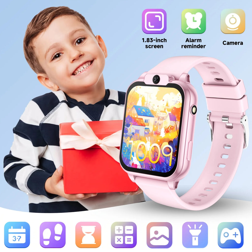 ERUN Kids Smart Game Watch – 18 Games, Camera & Pedometer