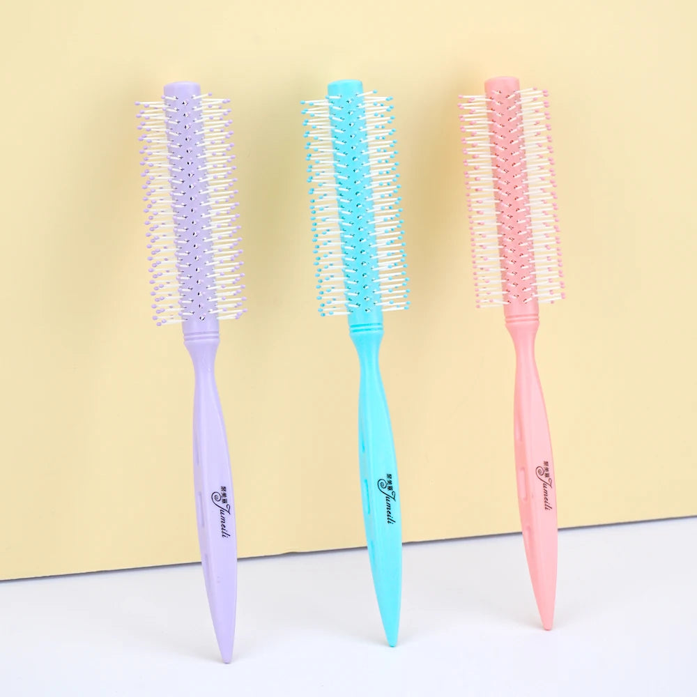 Macaron Cylinder Curling Comb – Anti-Static Hair Styler