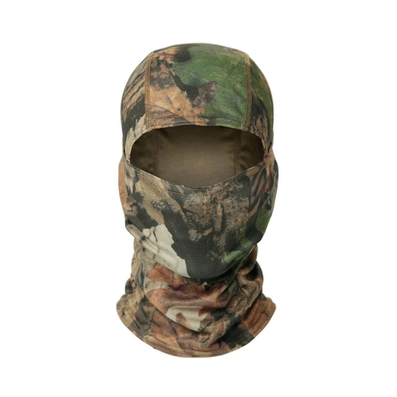 Camouflage Balaclava Hat Cycling Full Face Mask Outdoor Sports Hunting Hiking Ski Mask Motorcycle Helmet Inner Cap Oasis Select mountain forest