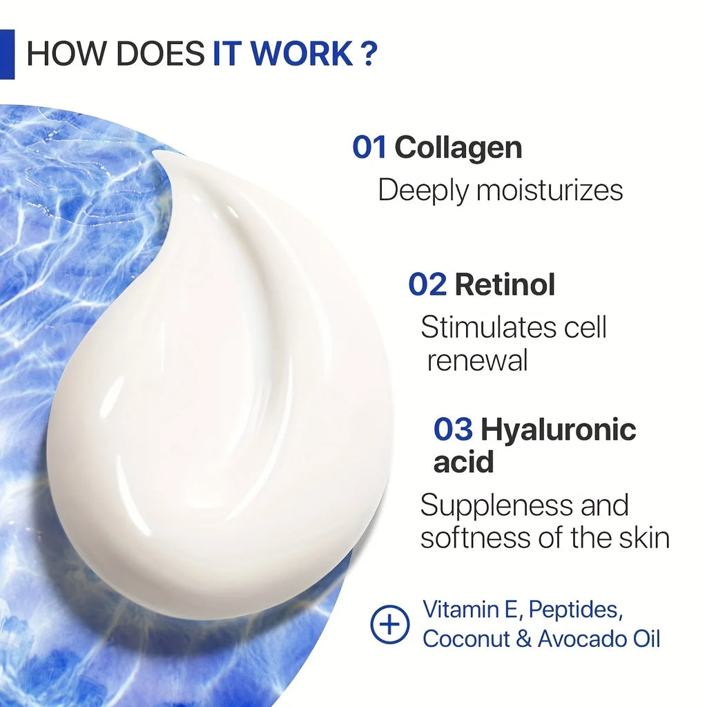 GORGIQUE Retinol Face Cream – Collagen & Hyaluronic Acid Retinol Face Cream Oasis Select