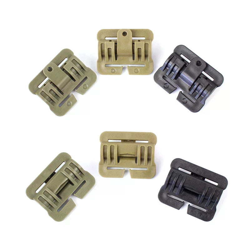 Tactical Vest Quick Release Buckle Slider Tactical Vest Buckle MOLLE Strip Module Strip Plastic Buckle Hinge Oasis Select