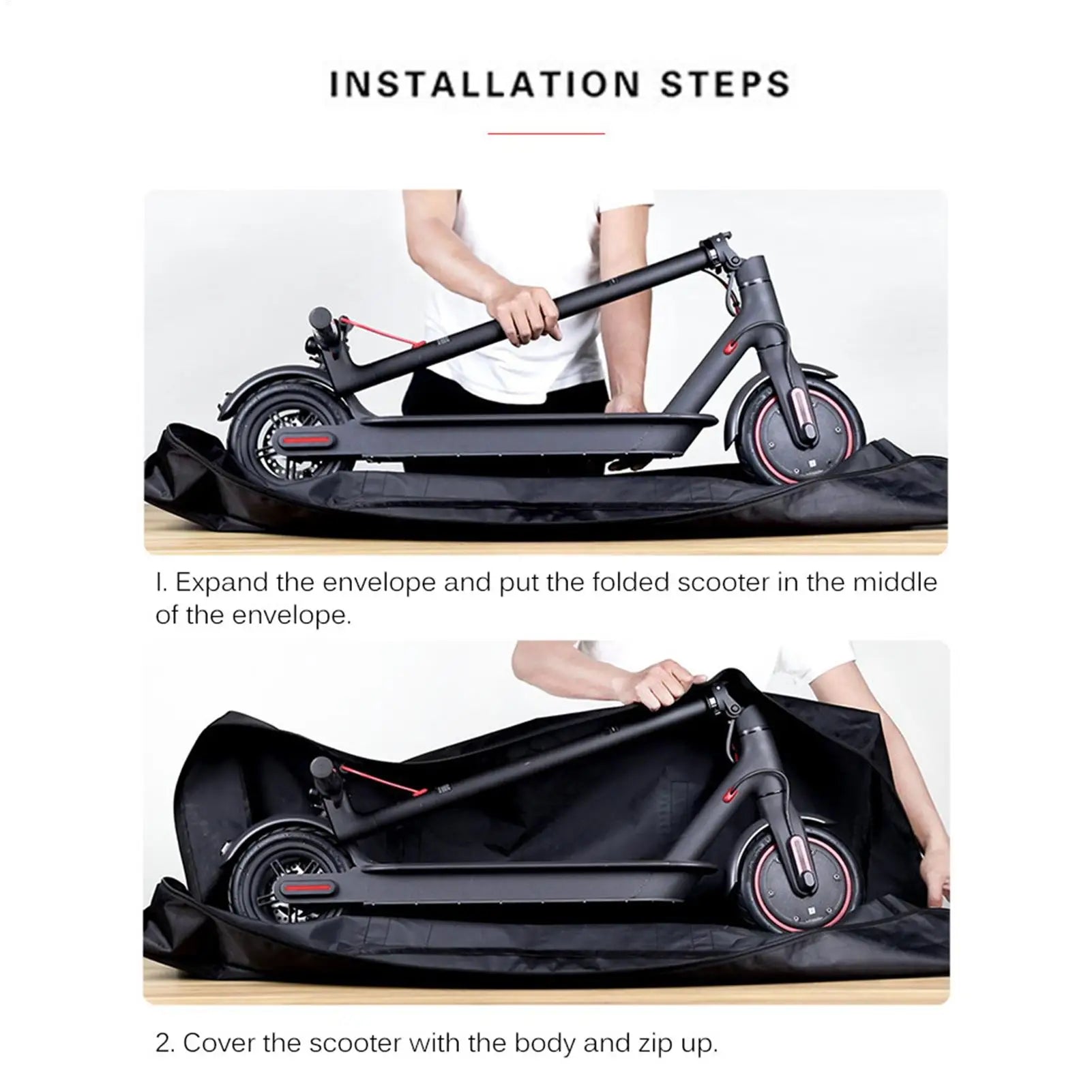 Folding Electric Scooter Carry Bag Waterproof E-Scooter Storage Bag Cover Oxford Skateboard Carry Bag for XIAOMI MijiaM365 Oasis Select