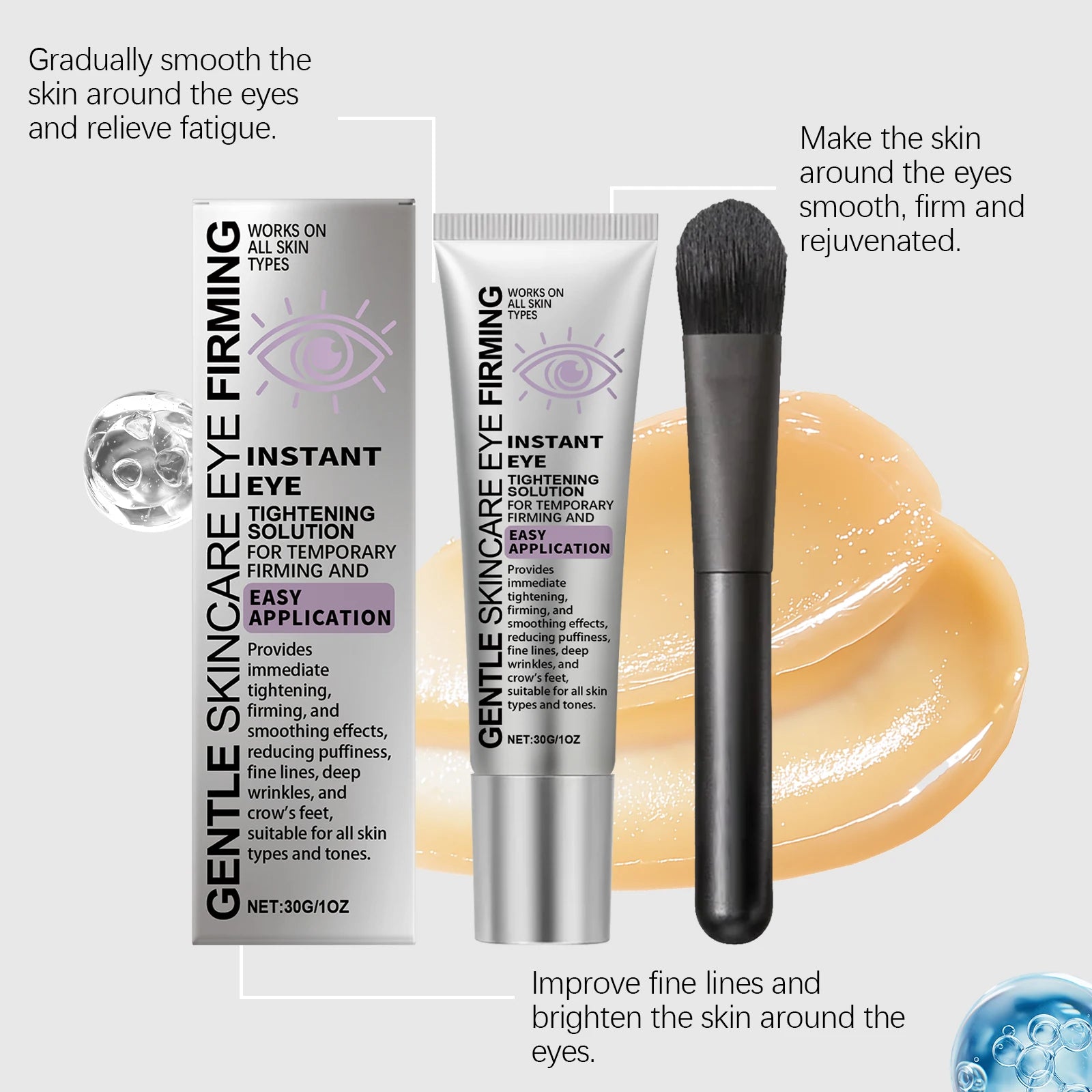 Tightener Eye Cream Remove Dark Circles Eye Bags Lifting Firming Elimination Reduces Puffiness Eye Skin Repair Cream Oasis Select