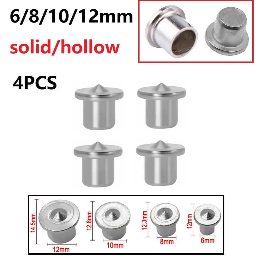 4pcs Dowel Centre Point Pin Set Wood Timber Marker Hole Tenon Center Set 6/8/10/12mm Hand Tool Parts Oasis Select