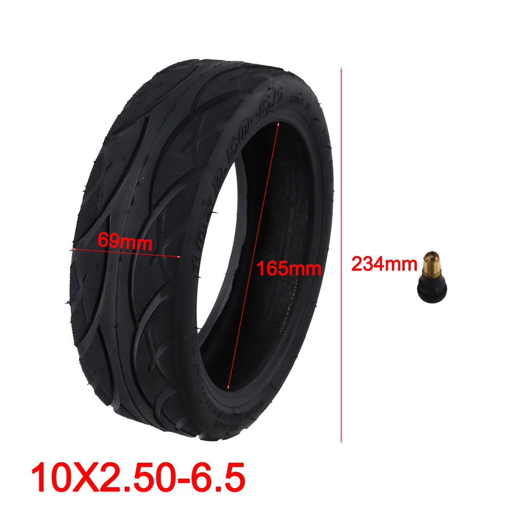 Versatile Performance 10 Inch Tubeless Tyre Enhances Riding Experience of For Ninebot Max G30 Electric Scooter Oasis Select Tire straight nozzle