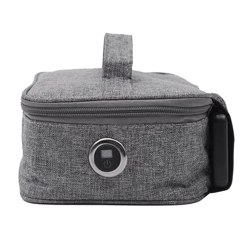 USB Portable Food Warmer Electric Lunch Box Bags Food Heating Bento Thermal Pouch Insulated Lunch Bag Without Display Durable Oasis Select