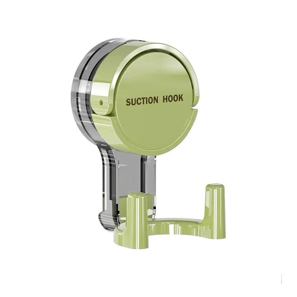 Self-adhesive Suction Cup Double Head Hooks Removable Wall Mounted Keys Clothes Hooks Multifunctional No-Drilling Oasis Select