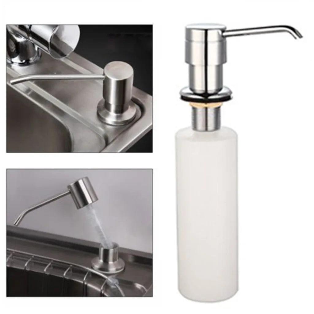 Built-In Countertop Soap Dispenser 300ml – Kitchen Sink Pump Soap Dispenser Oasis Select