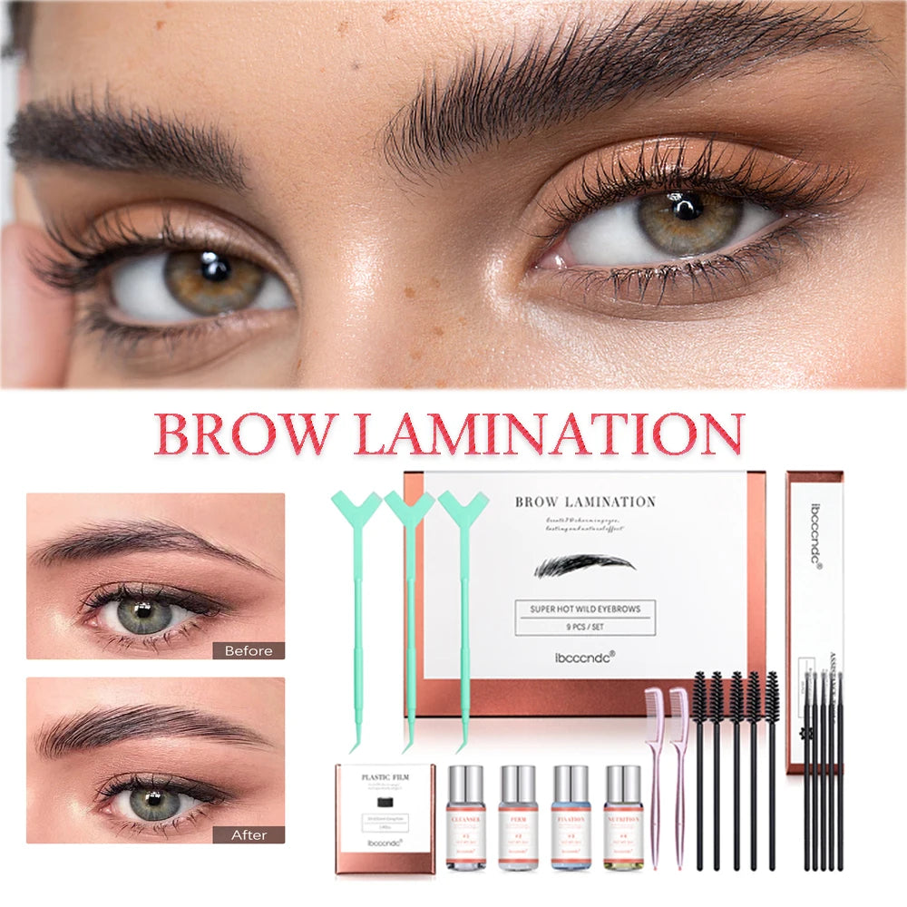 Hot Brow Lift Perming Eyebrow Lifting Brow Lamination Kit With Cling Film Nutrition Keratin Perming Lotion For Home Use Kit Oasis Select