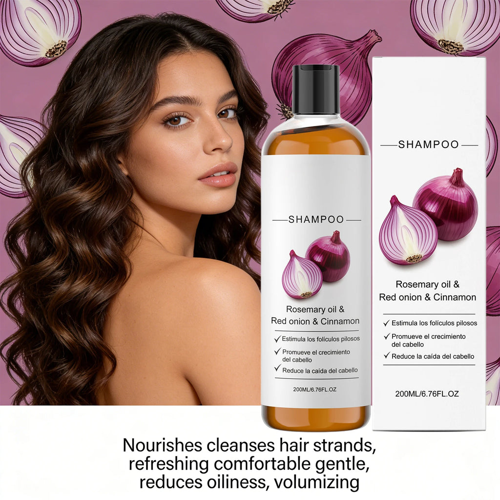 Rosemary & Red Onion Volumizing Shampoo – Oil Control, 200ml