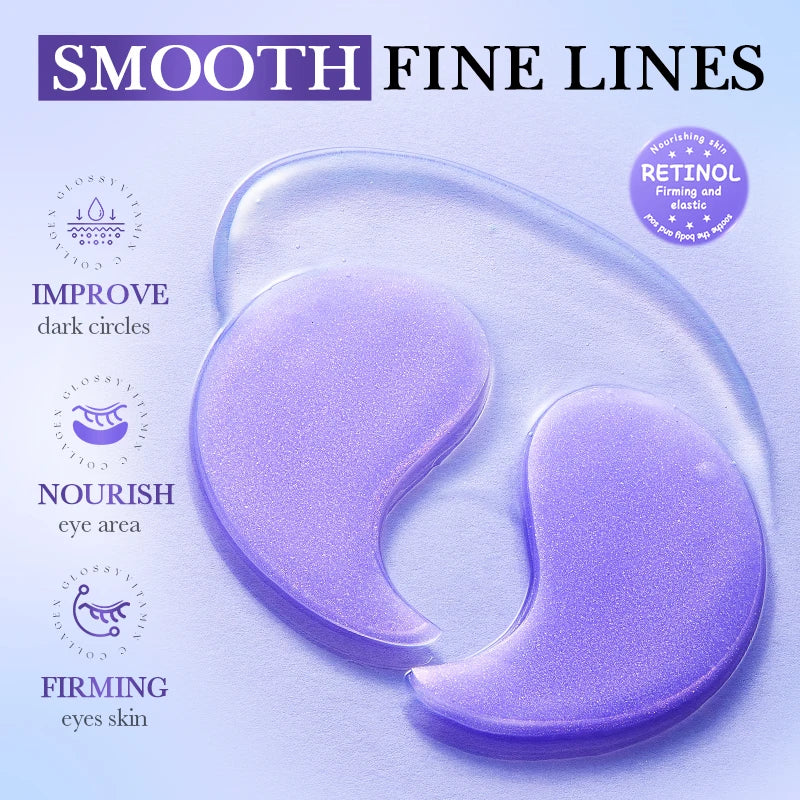 BIOAQUA Retinol Collagen Eye Mask 80pcs – Dark Circles & Anti-Aging Eye Mask Patches Oasis Select