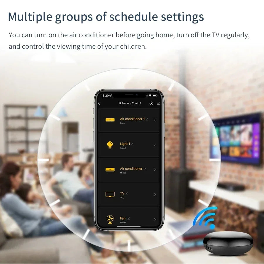 Tuya WiFi Smart Universal IR Remote Control DIY Infrared Remote Control For Air Conditioner TV Via Alexa Google Home Smart Life Oasis Select