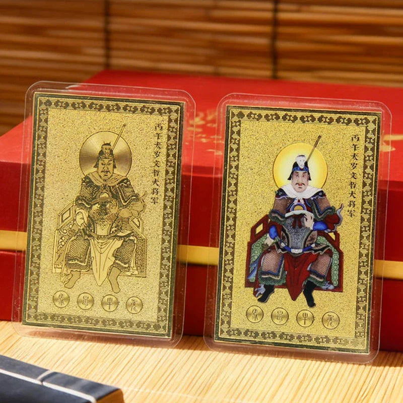 2026 Tai Sui Amulet Card Horse Year Feng Shui Good Luck Card Bring Wealth & Prosperity & Happiness Home Or Office Decor Oasis Select