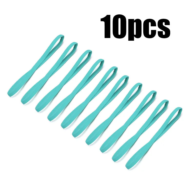 5 Elastic Absorbent Sweat Bands Yoga Running Fitness Headband Thin
