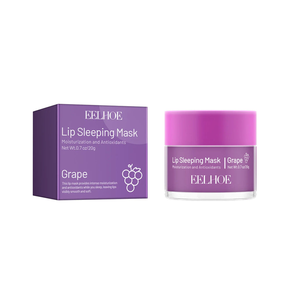 Reduce Lip Wrinkle Line DayNight Repair Lip Balm for Dry Chapped Cracked Dry Lips Moisturizing Hydrating Lip Mask for Women Men Oasis Select Grape