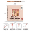 Nail Arts Graffiti Pen Body Painting Graffiti Skin Color Water-based Pen Dot Flower Hook Line Waterproof Acrylic Pigment Pen Oasis Select China Mainland B