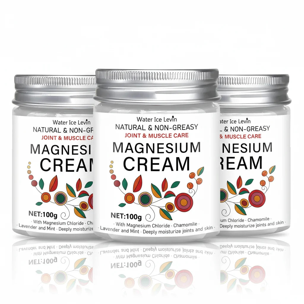 Magnesium Joint & Muscle Cream – Chamomile & Lavender Muscle Relief Cream Oasis Select WHITE 100g