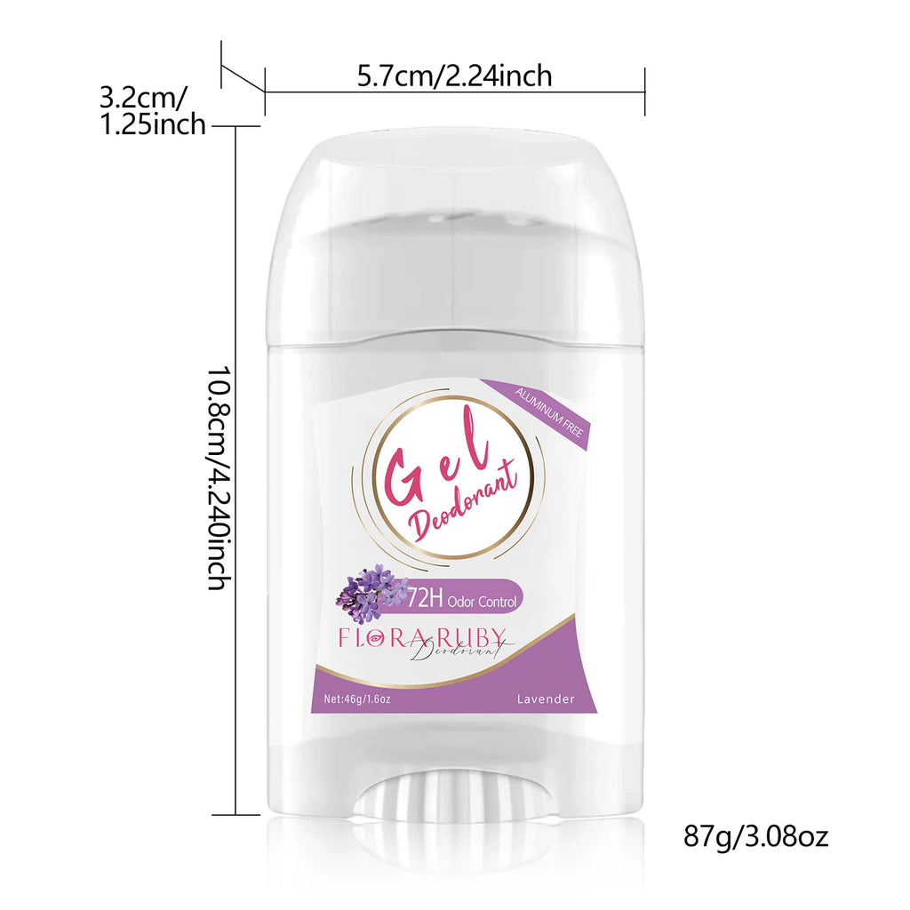 Deodorant Women Solid Fragrance Paste, Natural Flower Fragrance, Clean Scent 48 Hour Long-Lasting, Keeps Fresh & Dry, 46g/1.6oz Oasis Select