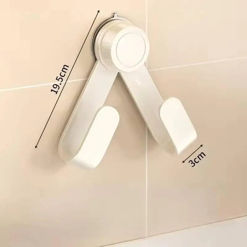 Drill-Free Suction Cup Rotating Kitchen Organizer-Wall-Mounted Pot Lid Rack With Hooks,Multi-Functional Holder & Chopping Boards Oasis Select