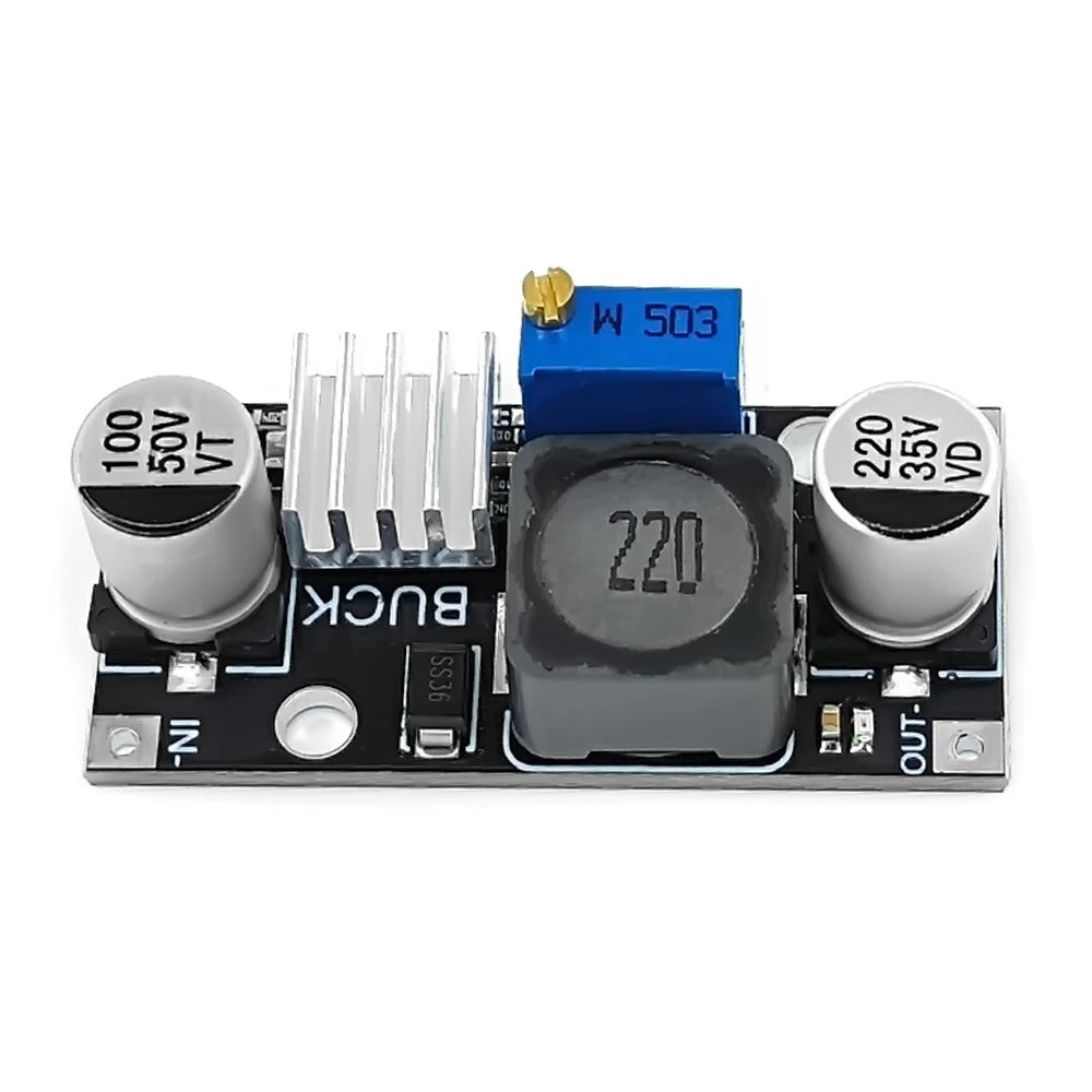 DC6-40V to 3.3V/5V/9V/12V/24V DC-DC Buck Converter Adjustable Step Down Power Supply Module Stabilized Power Supply Module 3A Oasis Select