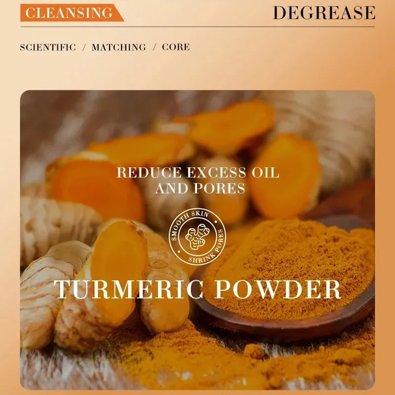 Natural Turmeric Soap Body Cleaning Lightening Dark Underarm Leg Bath Cleansers Brightening Face Soap Tender Skin Care Beauty Oasis Select
