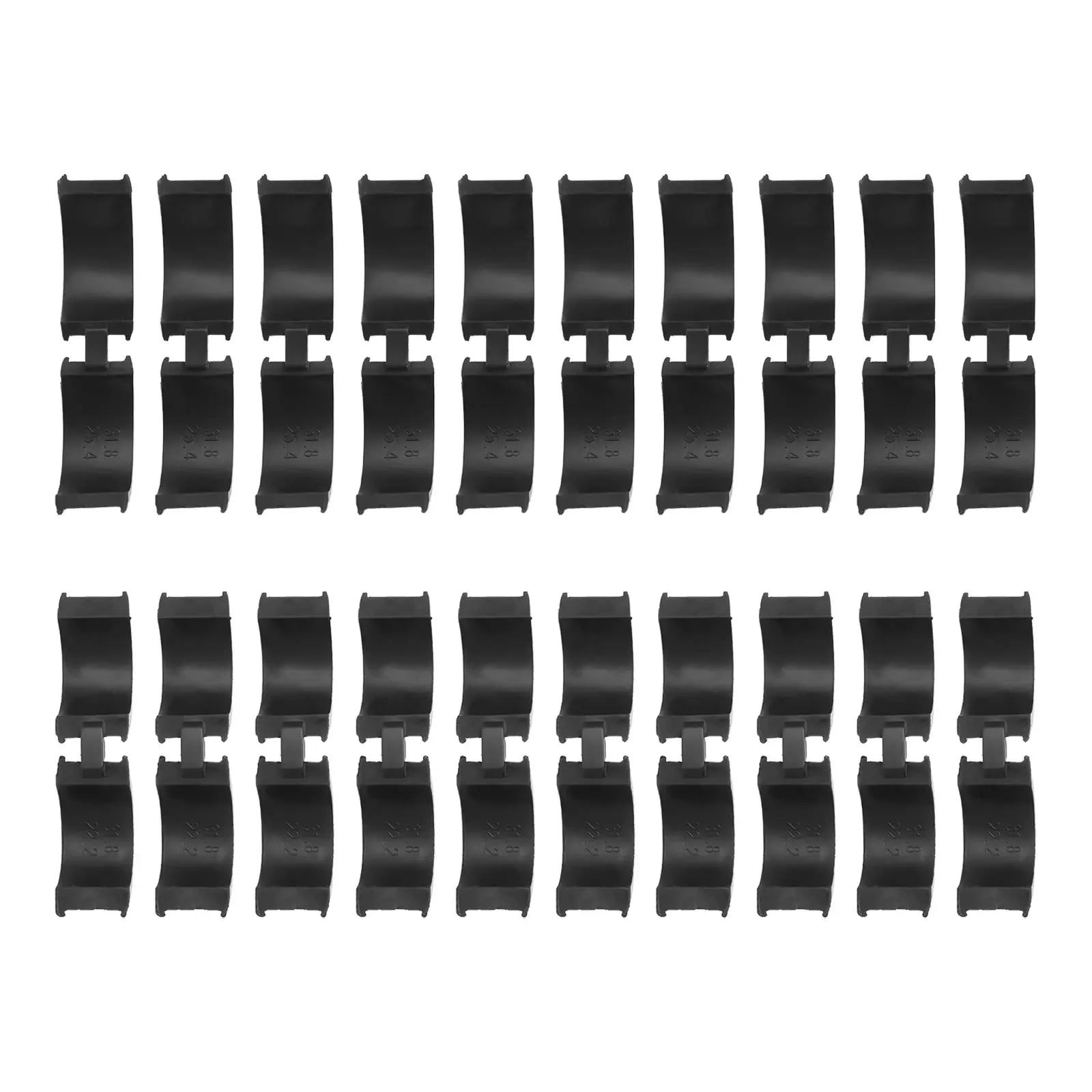 20Pcs Non Slip Rubber Gasket Set for Bike Handlebars Compatible Sizes from 22 2mm to 31 8mm for Secure Attachment Oasis Select