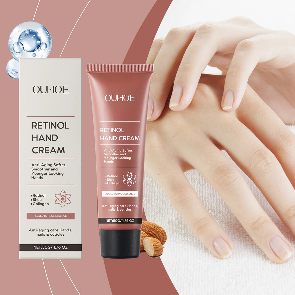 Retinol Hand Cream – Firming Lotion for Dry Aging Hands 50g Retinol Hand Cream Oasis Select