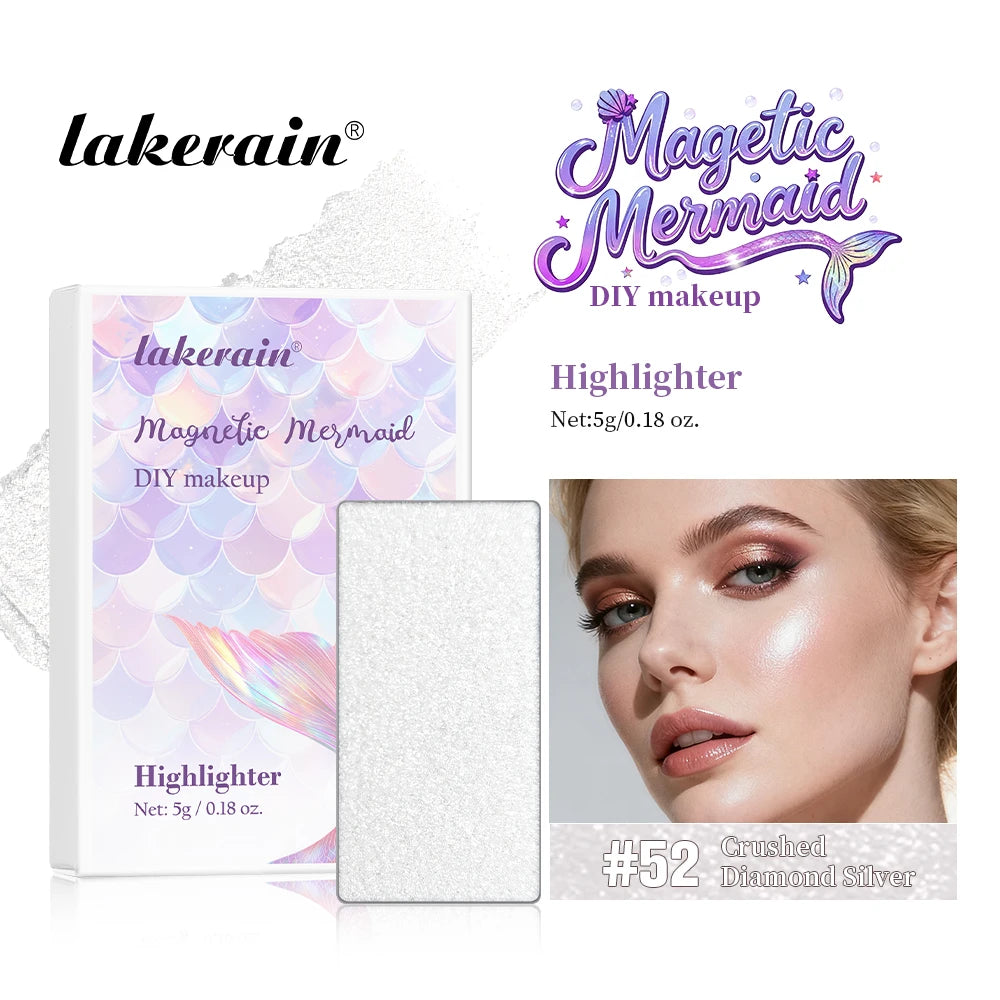 Lakerain Eyeshadow Palette Refill Waterproof Long-Lasting Multifunctional Magnetic Bottom Makeup Palette Refills DIY Makeup Oasis Select 52