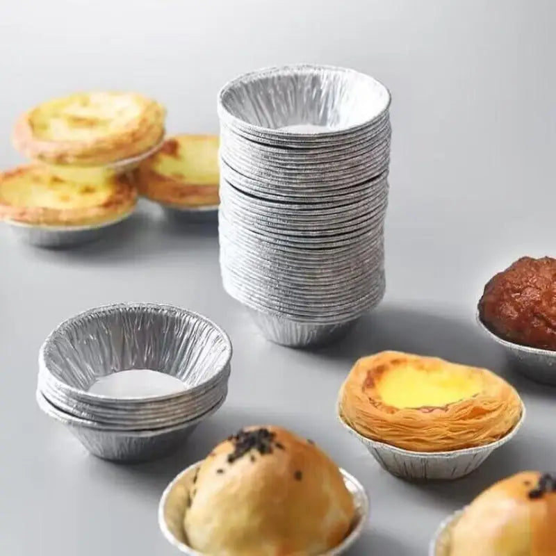 Disposable Mini Tart & Pie Molds | Aluminum Foil 50/100 Pack